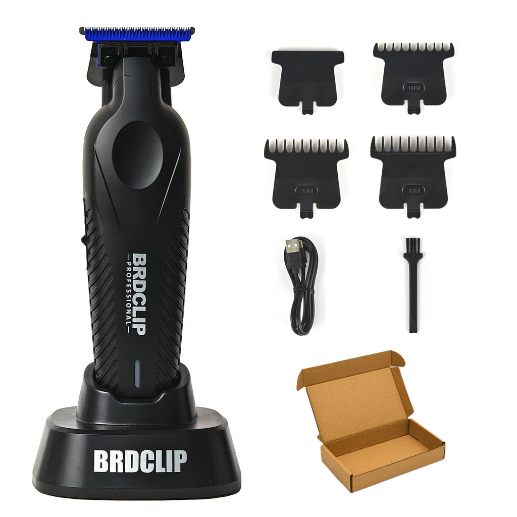 BRDCLIP BRD9615 9000PRM Professional Men's Hair Trimmer Barber Finish Electric Clipper DLC Blue Blade Hair Cutting Machine