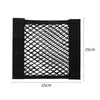 Car Storage Net Stretchable Mesh Pocket Net Magic Elastic Sticker Universal Rear Mesh Trunk Seat Bag Pocket Cage Auto Organizer