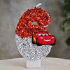 Mcqueen Candles Anime Cake Decor Theme 0-9 Number Candles Birthday Party Cake Topper Kids  Baby Shower  Gift Supplie
