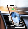 Infrared Induction Car Wireless Charger Stand Car Air Vent Clamp for iPhone 16~12 Pro Max Samsung Galaxy S25/S24 Fast Charging