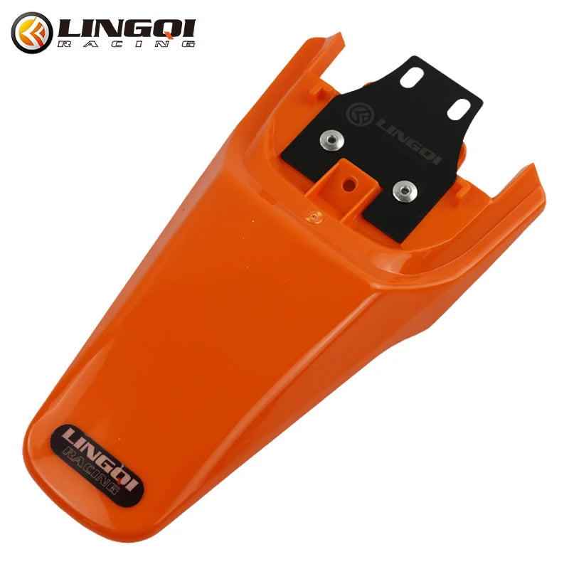 LINGQI RACING  Motorcycle Rear Fender Plastic Tail Mudguard Wheel Splash Guard For Light Bee Modified
