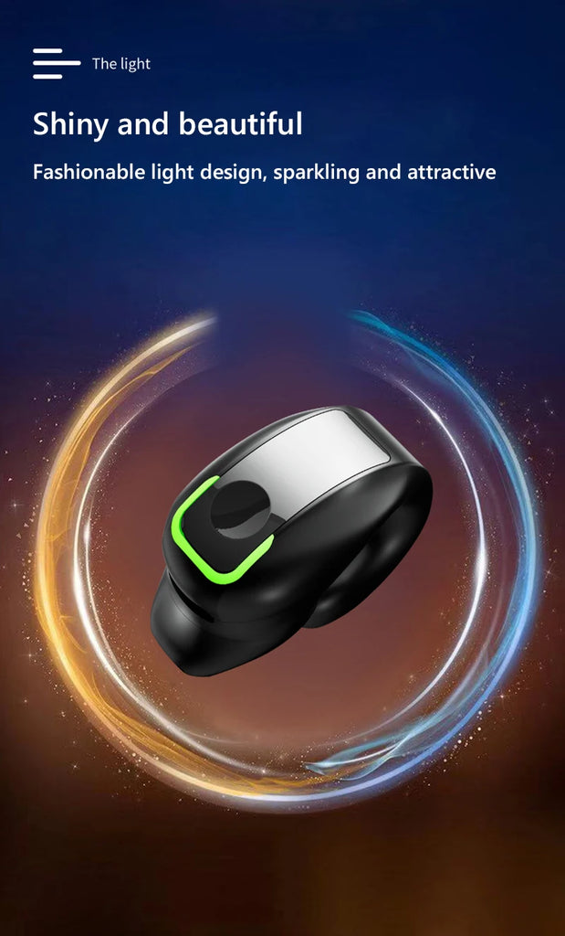 GD28 Bluetooth Headset Clip Ear Not Into The Ear Wireless Headset Stereo Sound Business Sports Fitness Running Single Headset