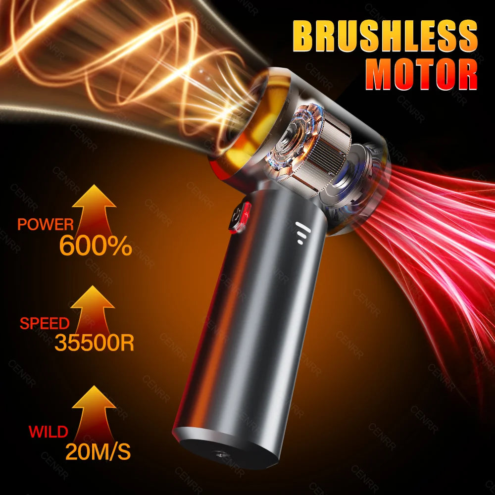 CENRR 998000PA Mini Car Vacuum Cleaner Cordless Powerful Wireless Car Cleaner HandHeld Portable Vacuum Cleaner Cleaning Machine