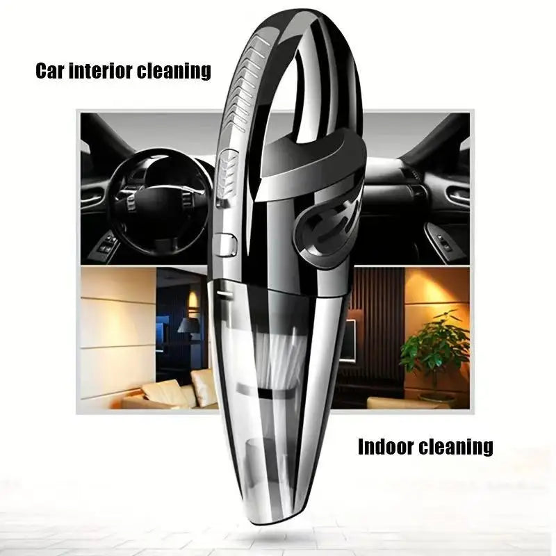 Portable Wireless Vacuum Cleaner Powerful Suction Rechargeable Handheld Vacuum Cleaner Quick Charge for Car Home Pet Hair