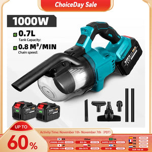 NEWBENY Electric Vacuum Cleaner Cordless Portable Efficient Household Industrial Construction Clean Tools For Makita Battery Pin