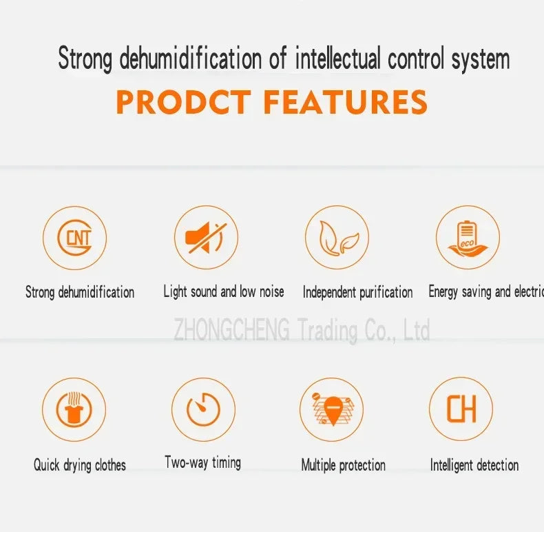 Air Dehumidifier DK01-T Dehumidifier Household Bedroom Dehumidification Industrial Basement High Power Dehumidifier Small Dryer