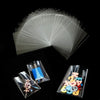 100pcs Opp Self Adhesive Bag Long Transparent Packaging Bags Universal Dust Water Proof Wrapping Material