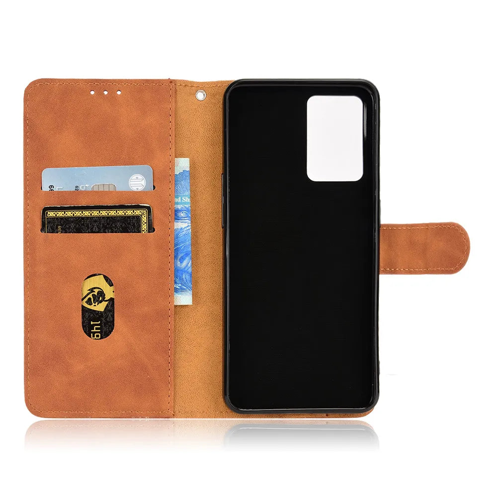 For OPPO Reno 9A 7A 5A 3A Fusion Flip PU Leather Wallet Shockproof Phone Case For OPPO Reno 9 A 7 A 5 A 3 A Anti-Fall Coque
