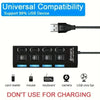 4/7 Ports LED High Speed USB 2.0 Hub 5Gbps Multi Ports USB Power Adapter Expander USB Splitter With Switch For Laptop Computer