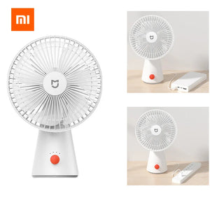 2022 New Xiaomi Mijia Desktop Mobile Fan Desktop / Handheld Dual-use, Soft Air For Office School Usb Charging 4000mAh