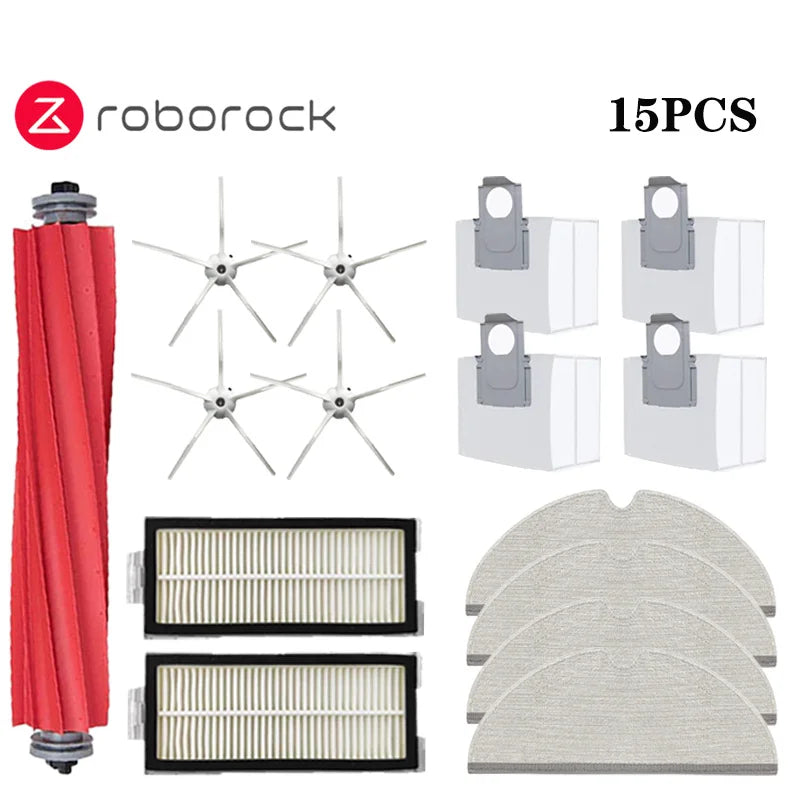 Roborock Q7 Max,Q7 Max+,Q7 Plus,T8 Hepa Filter Robot Vacuum Cleaner Spare Parts Main Side Brush Mop Cloth Dust Bag