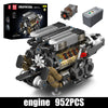 Mould King 10131 Technical Car Building Block Motorized BGT Supercar With W16 Engine Building Block Brick Kids Christmas Gift