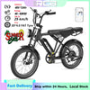 RCB 20'' E Bike, Electric Mountain Bike for Adults, Commuting Electric Bike with Removable 48V 15Ah Battery & APP, Range 40-60KM