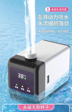 Outdoor portable simple electric shower self-priming