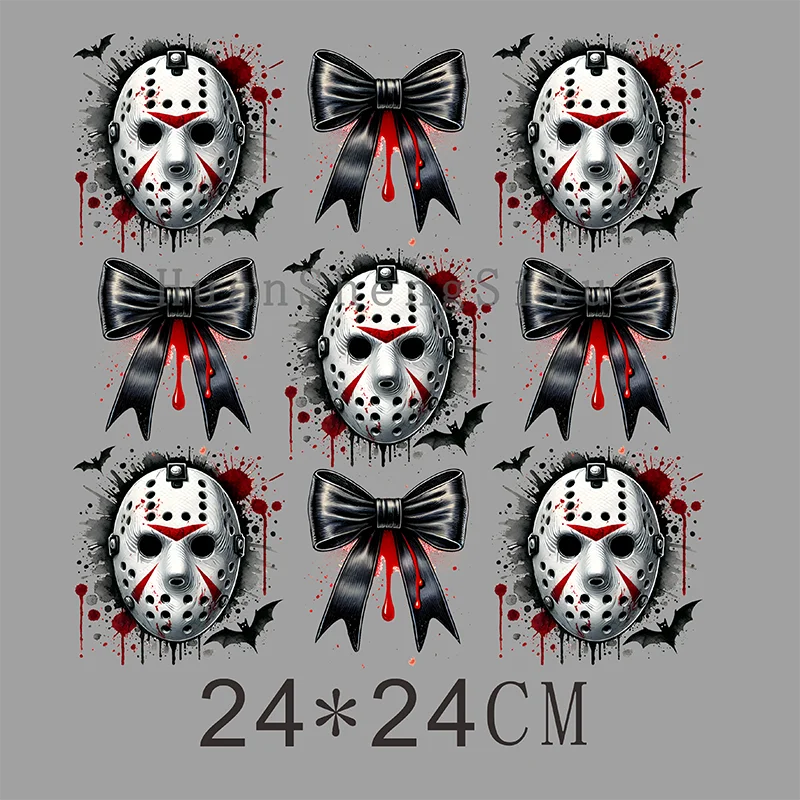 Ironed Sticker Clothing DTF Thanksgiving Halloween Fashion T-shirt Hoodie DIY Jacket Patch Is Waterproof