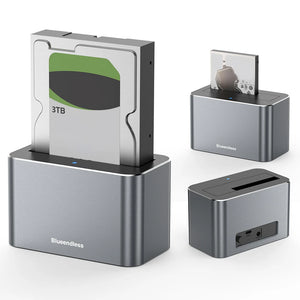 Hard Drive Dock SAS To USB 3.0 Adapter Support Up To 20TB USB External Disk Box Enclosure Case for 2.5/3.5 in SATA/SAS HDD SSD