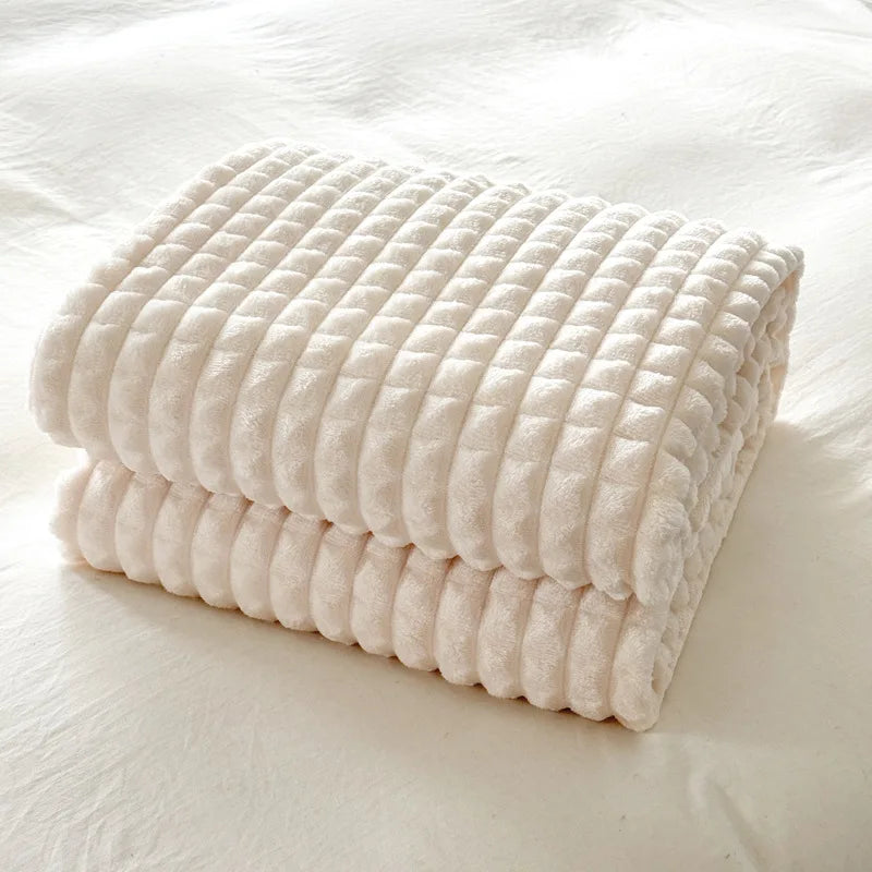 New Winter Blanket Home Warm Office Lunch Break Blanket Sofa Cover Bedspread Travel Blanket  Thick Warm Bedsheet Shawl Alanket