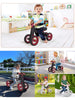 Ubravoo Baby Slide Balance Bike for 12-24 Months,3-Mode Headlight & 4 Transparent Silence Wheels, Riding on Toys Birthday Gifts