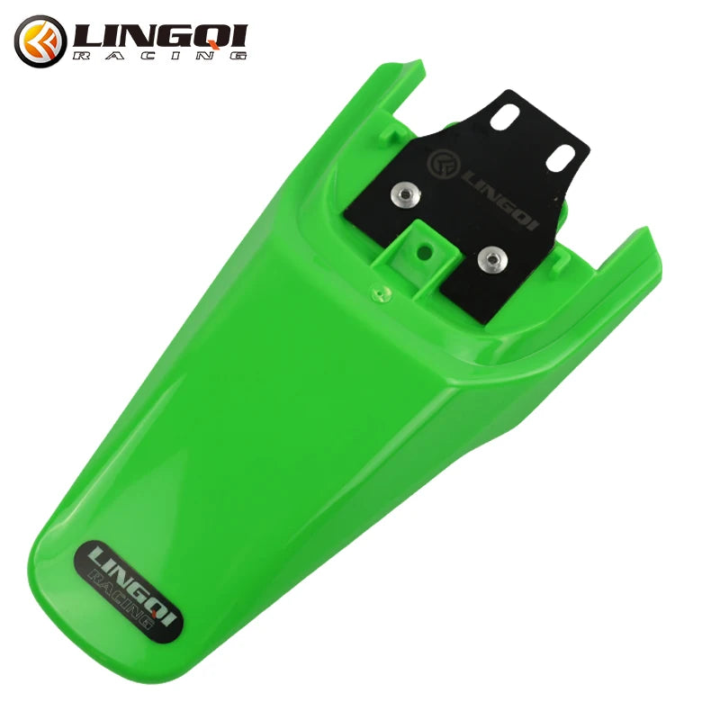 LINGQI RACING  Motorcycle Rear Fender Plastic Tail Mudguard Wheel Splash Guard For Light Bee Modified