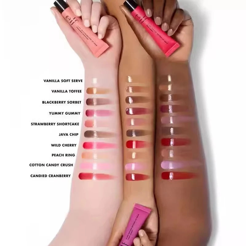 Elf Lip Balm Tinted Lip Gloss Lightweight Hydrating Nourishing Repairing Improve Lip Lines Dryness Create Naturally Plump Lips