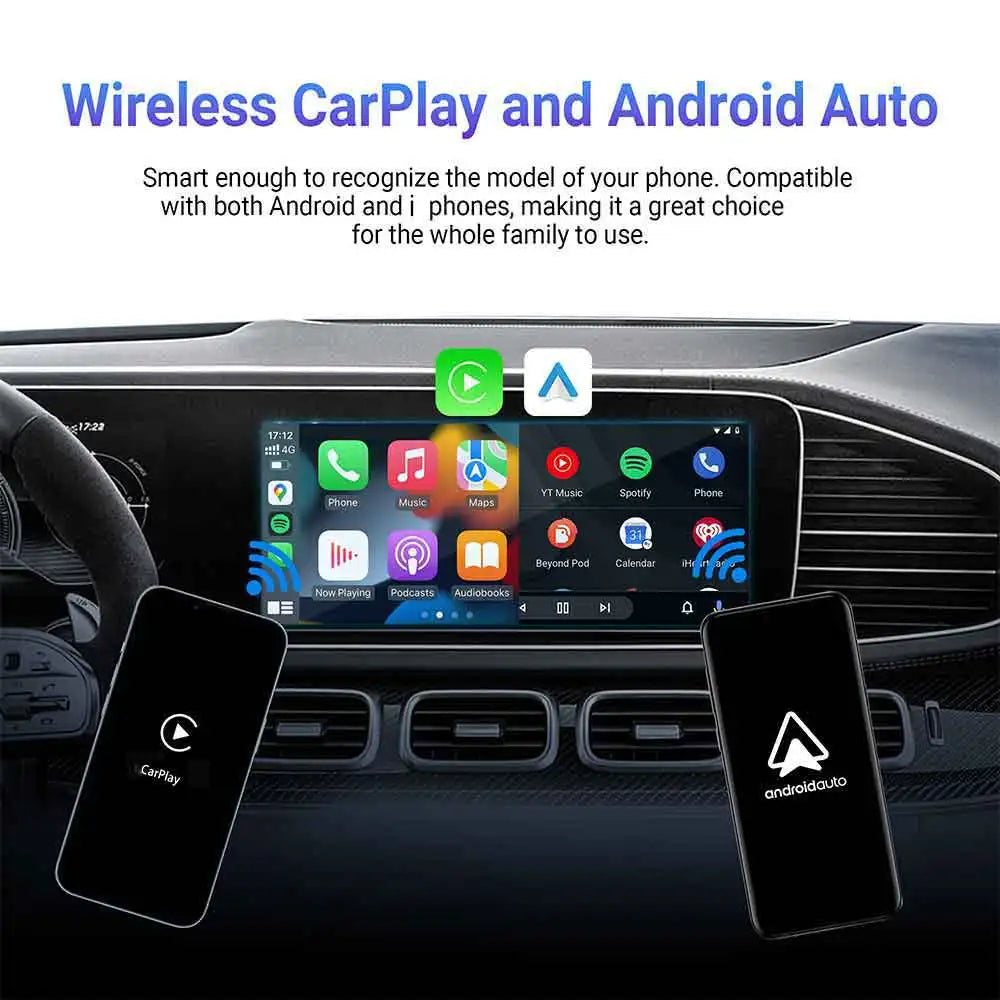 OTTOCAST Play2Video Pro Wireless Android Auto CarPlay Adapter USB Multimedia Video for Youtube Car Accessories for VW Benz Audi