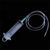 100ml-550ml Large Capacity Syringe Syringes Reusable Pump Measuring 1m Tube Pet Feeding Big Syringe Liquid Enema Glue Filling