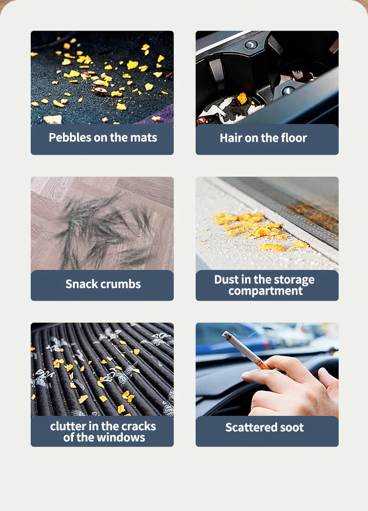 Wireless Handheld Vacuum Cleaner Cordless Handheld Chargeable Auto Vacuum for Home & Car & Pet Mini Vacuum Cleaner 50000Pa