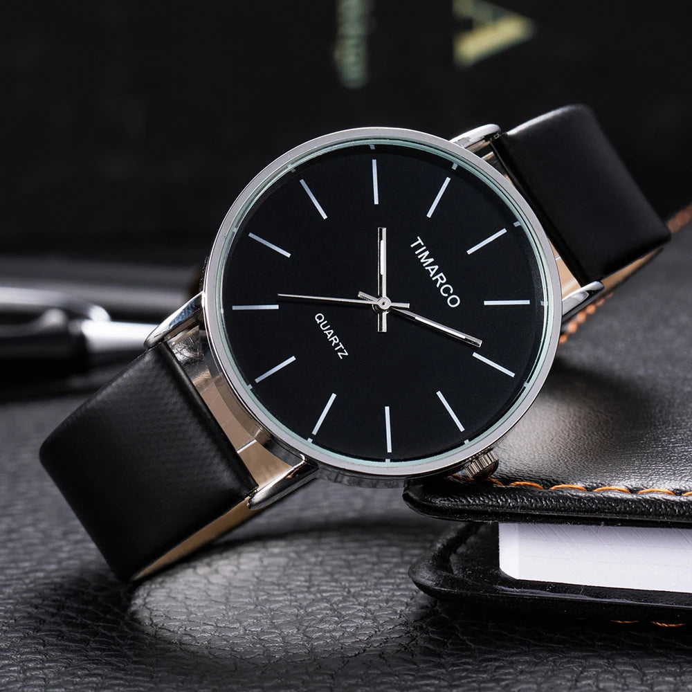 Luxury Women Watches 2025 New Stylish Silver Minimalist Business Ladies Quartz Watch Breathable Leather Steel Clock Reloj Mujer