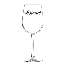 Laai beeld in Galery-kyker, Personalised Wine Glasses Laser Engraving Custom Mr. and Mrs. Wine Glasses Gifts for Wife Couples Anniversary Christmas Wedding