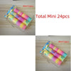 12/24pcs Rainbow Magic Springs Circle Toys Gradient Color Fingertip Coils Funny Kid Toy Halloween Party Favors Christmas Gift