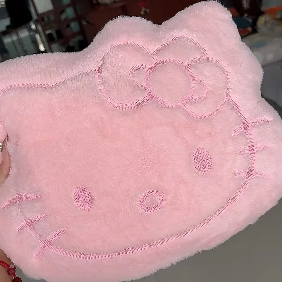 Sanrio Hello Kitty Anime Series Cute Pillow Plush Doll Pillow Company And Dormitory Seat Backrest Cushion Room Decoration Toys