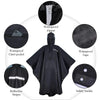Waterproof Rain Poncho Lightweight Hooded Rain Coat Picnic Mat Blanket Sun Shelter for Outdoor Camping Hiking Cycling Climbing