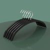 5PCS Impregnated Plastic Semi-circle Adult Clothes Hanging No Trace Non-slip Bolting Clothes