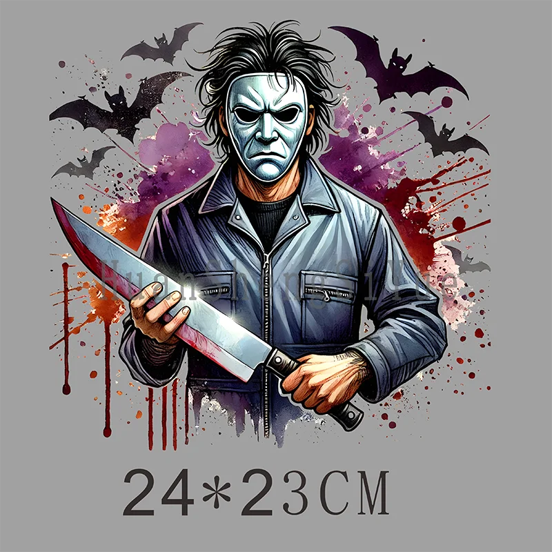 Ironed Sticker Clothing DTF Thanksgiving Halloween Fashion T-shirt Hoodie DIY Jacket Patch Is Waterproof