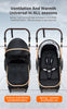 Luxury Baby Stroller 3 in 1 Newest Easy Folding Multifunctional Stroller Travel Portable Baby Carriage Safety Seat EU Standard