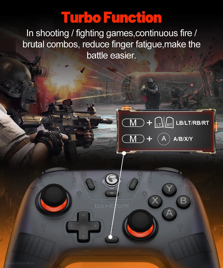 Gamesir Nova Lite Gamepads PC for Nintendo Switch 2 Controller Switch Steam Android iOS iPhone Controle Hall Effect Joystick
