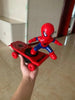 New The Avengers Spiderman Automatic Flip Rotation Skateboard Acousto-optic Car Electric Music Stunt Scooters Toy Christmas Gift
