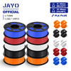 JAYO PLA + 3D Filament 1.75MM 10 Rolls PLA PLUS 3D Printer Filament Neatly Wound 3D Printing Filament 1.1kg Spool High Toughness