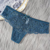 Sexy Lace Thong Women Low Waist Panties Transparent Underwear Hollow Out Female Lingerie Elasticity Comfortable Underpants