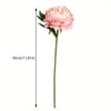 10 Pcs Artificial Flower Peony 11.8in Fake Flower Western Rose Tea Rose for Wedding Home Party Table Decor Christmas Decorations