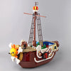 Creative Thousand Sunny Ship Model Building Block Cartoon Anime 9 Figures Pirate Boat Brick Toys Christmas Gifts for Kid 1551pc