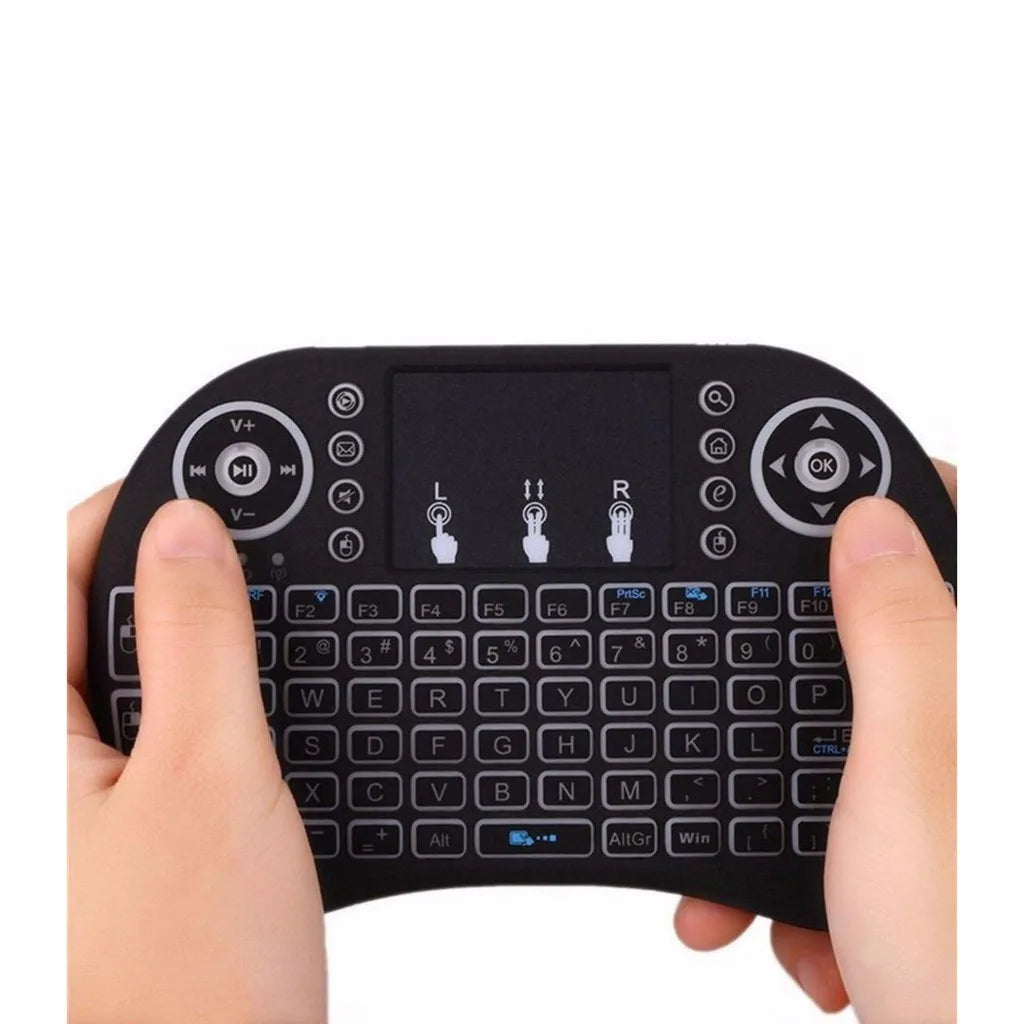 Mini Keyboard USB led touchpad smart TV PC PS3
