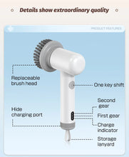 Laai beeld in Galery-kyker, New Wireless Electric Cleaning Brush Housework Kitchen Dishwashing Brush Bathtub Tile Professional Cleaning Brush Labor S