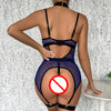 JSY Sexy Lingerie Set For Women's Body Underwear Transparent Mesh Nightgown Bodysuit Sleepwear Erotic Lingerie Porno Costumes