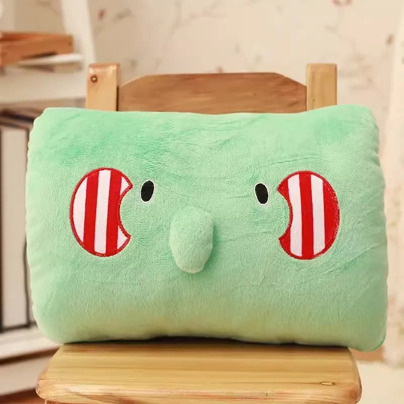 Lovely Gray Cat Kitten Panda Frog Strawberry Pig Cute Animal Soft Stuffed Plush Toy Hand Warm Girl Boy Birthday Christmas Gift