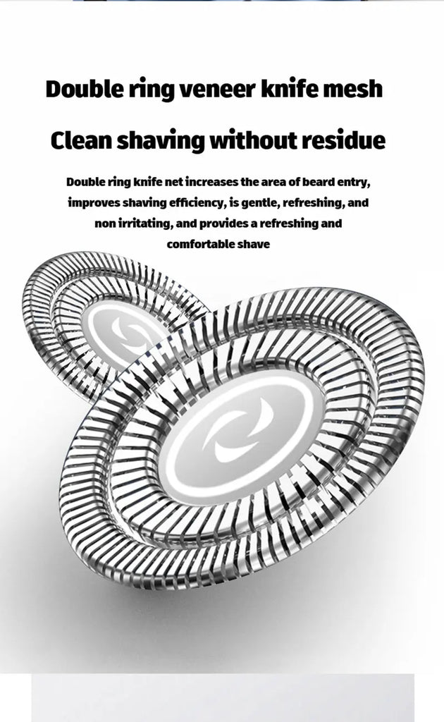 Shaver for Men USB Electric Shaver Powerful Beard Shaving Machine Electric Razor Rechargeable Waterproof