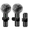 NEW Wireless Lavalier Microphone Audio Video Recording Mini Mic For iPhone Android Laptop Live Gaming Mobile Phone Microphone