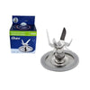 Blender Replacement Parts Stainless Steel 6 Point Fusion Blade 4980 with Rubber O Ring Seal Gasket Fit For Oster Blender