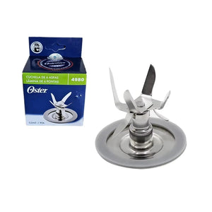 Blender Replacement Parts Stainless Steel 6 Point Fusion Blade 4980 with Rubber O Ring Seal Gasket Fit For Oster Blender