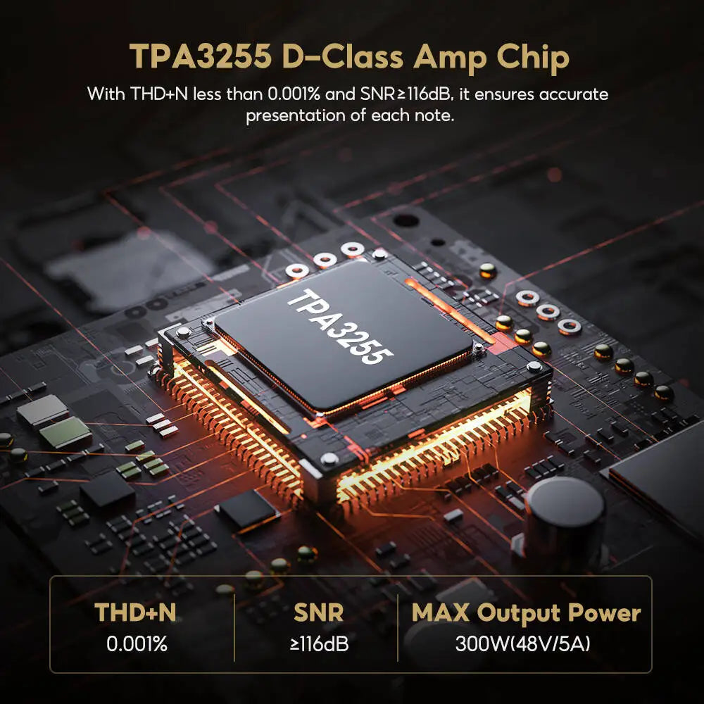 AIYIMA A70 Mono Amplifier Power 300W TPA3255 With PFFB Subwoofer For Home Sound Theater Trigger Input 1/2/3/4/5/6/7/8 Channel